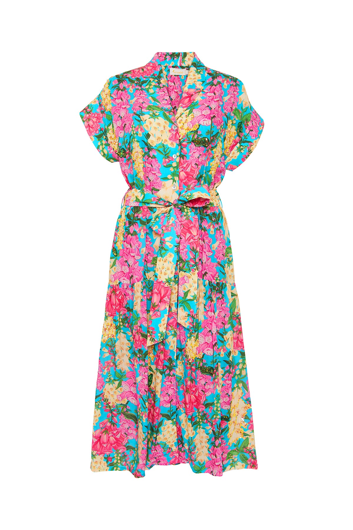 multicolour shirt dress