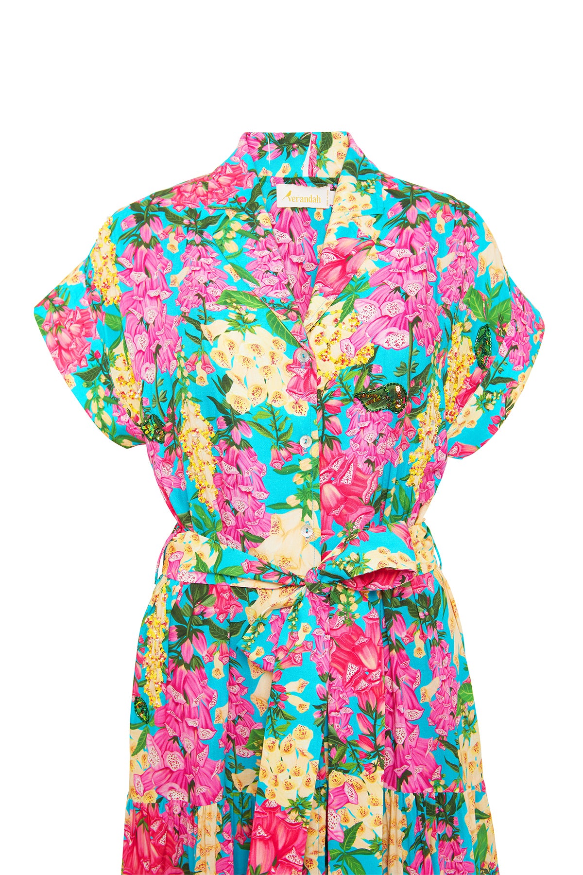 multicolour shirt dress