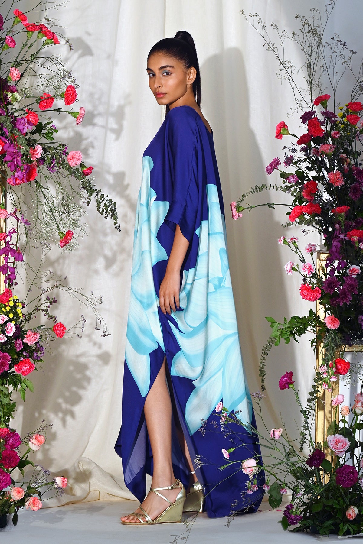 Blue Lotus Kaftan