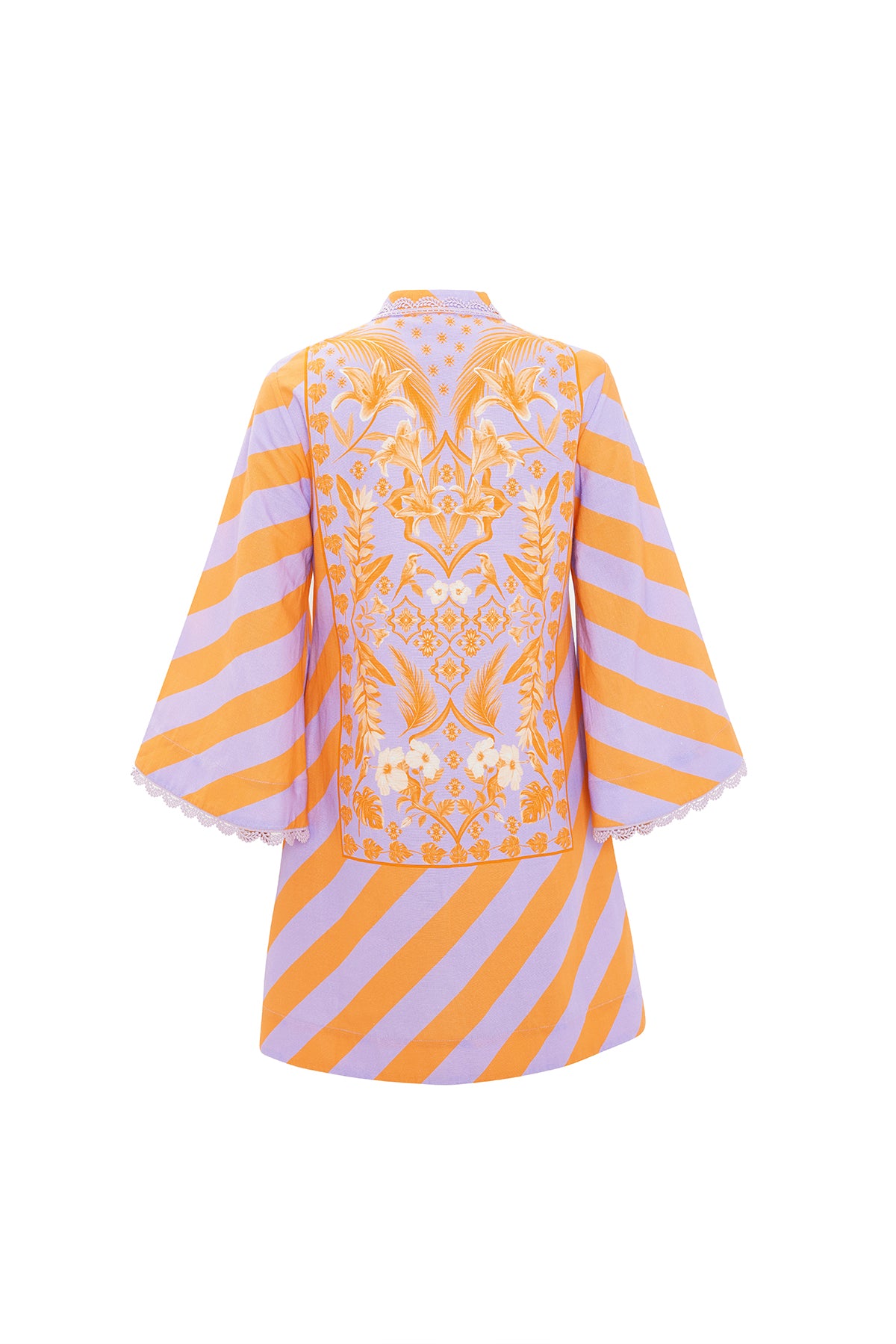 Rust Mini Kaftan
