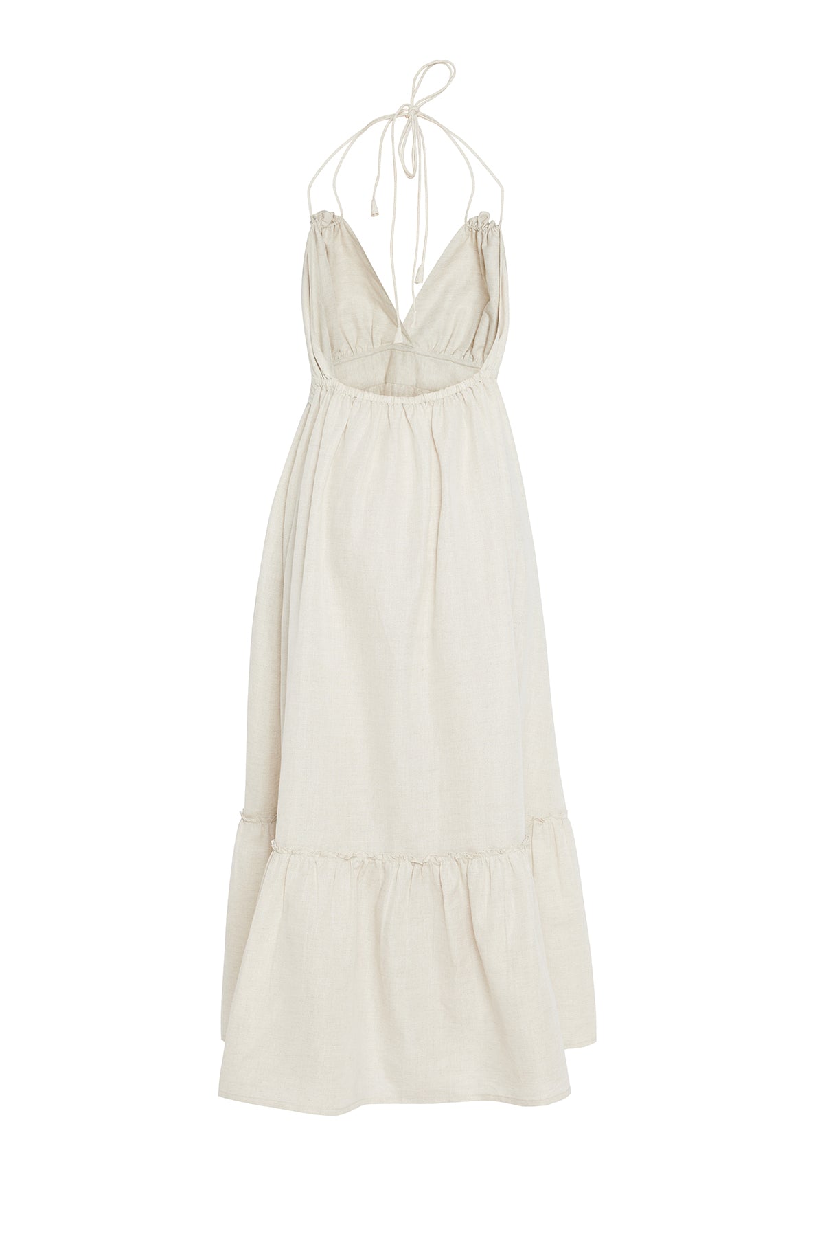 beige dress