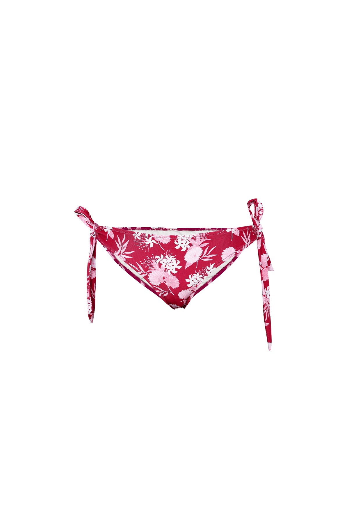 red floral bikini bottoms