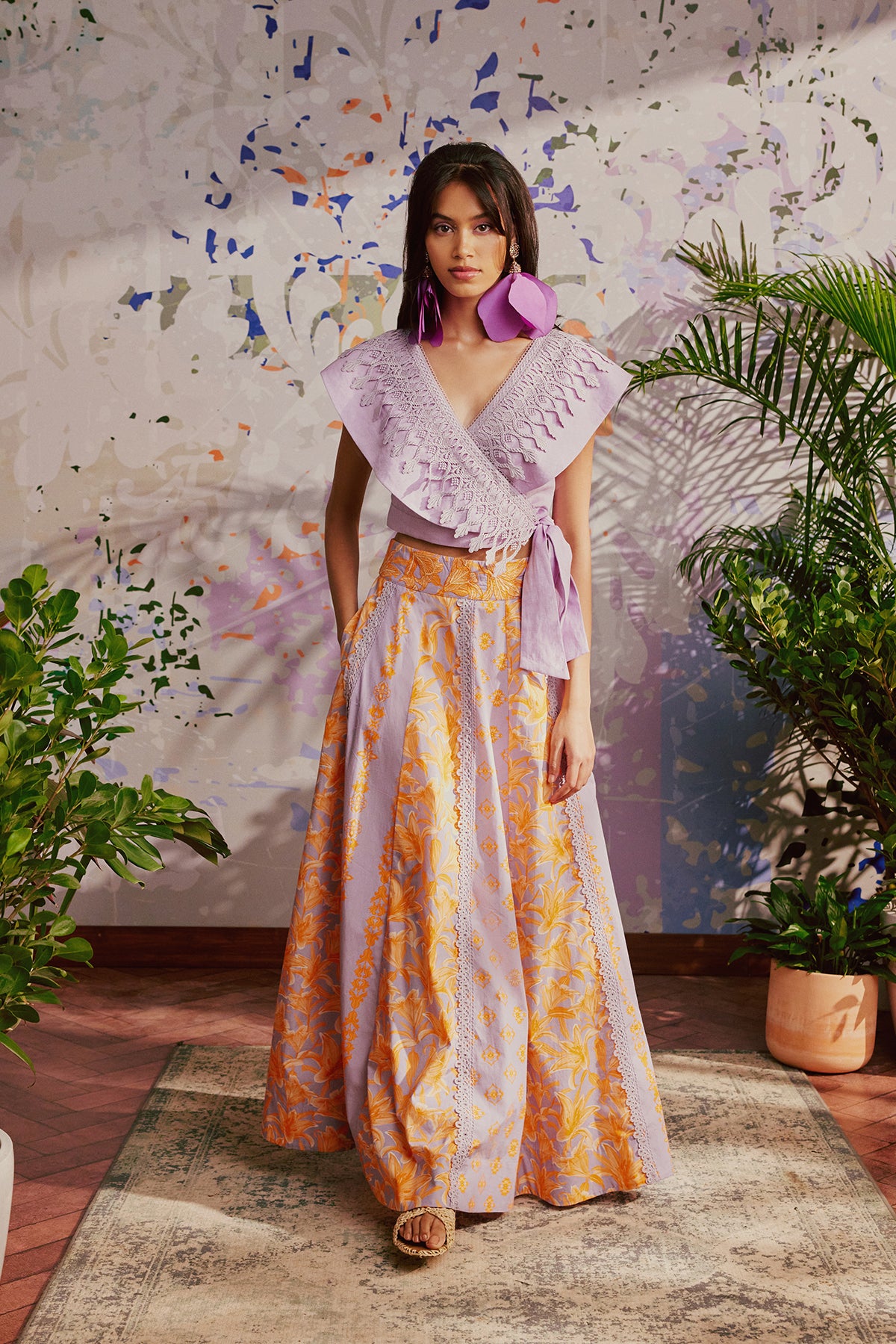 Lilac Rust Skirt