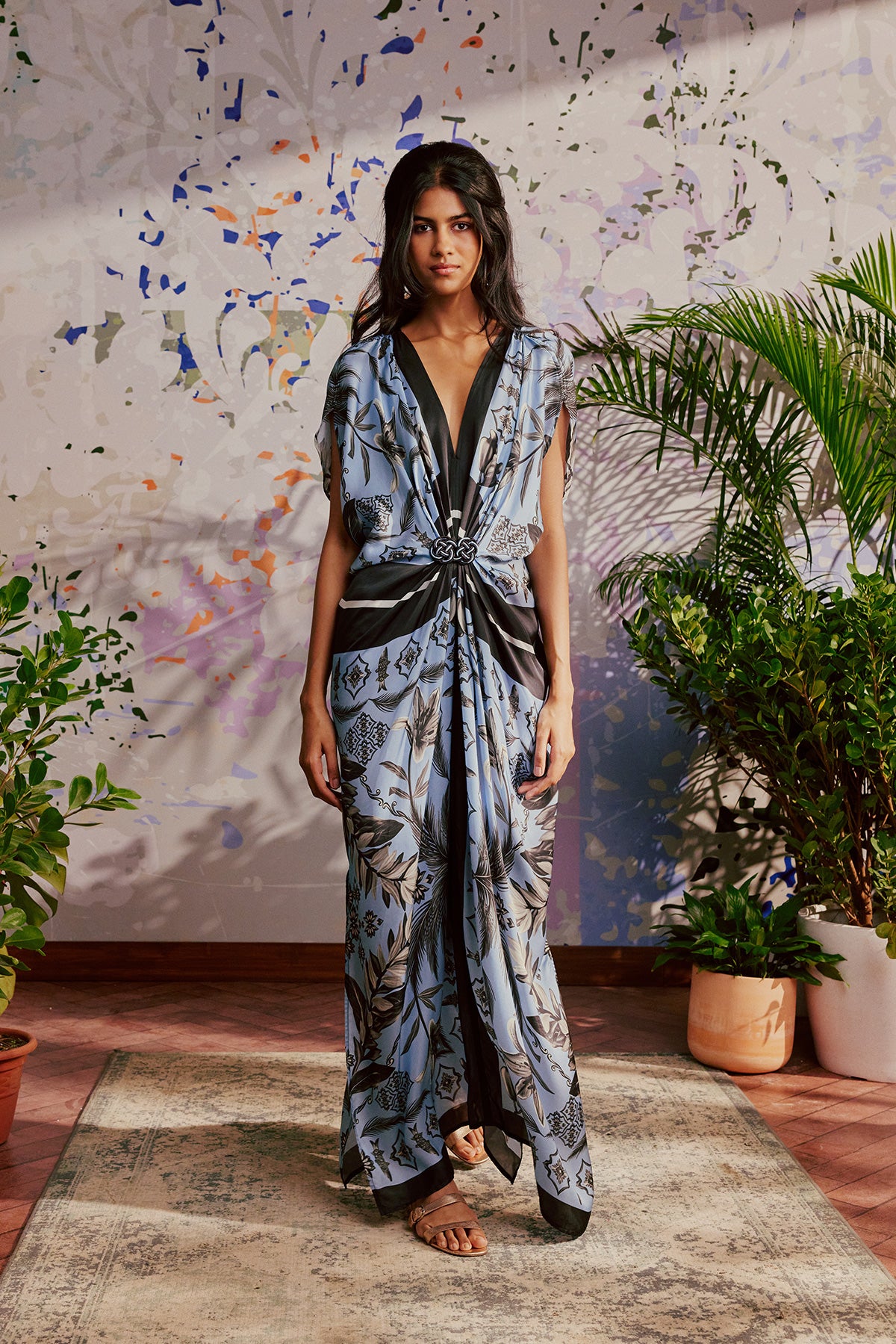 Hand Draped Kaftan