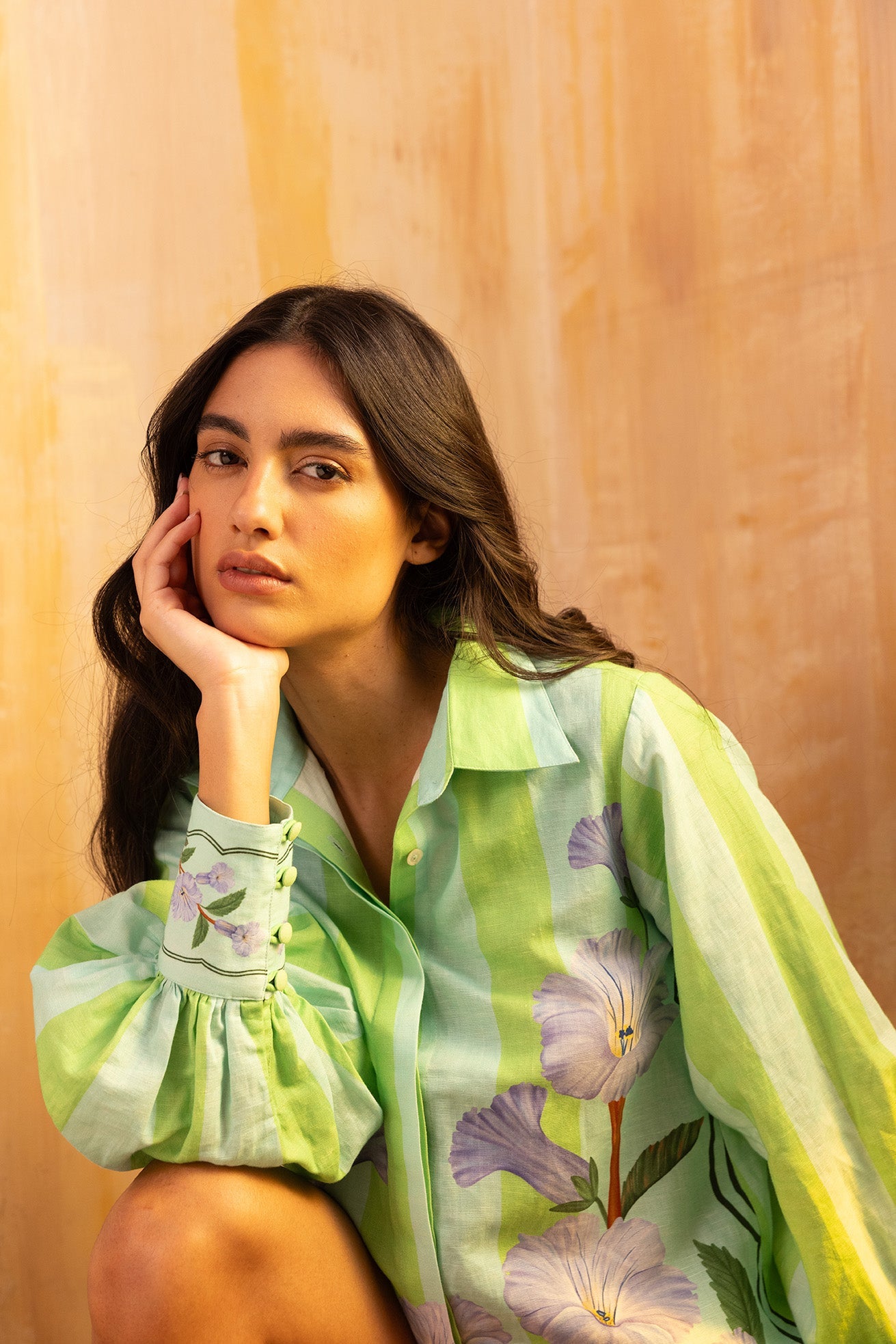 Neelgiri Wild Flower Tunic Blouse