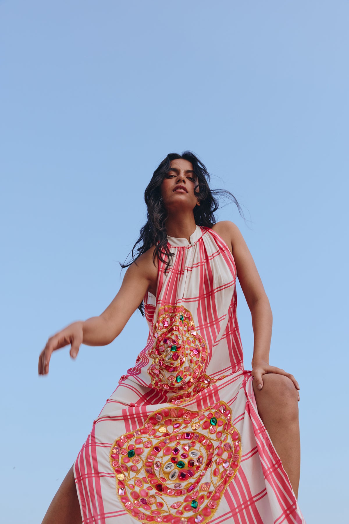 Hand Beaded Sundowner Maxi