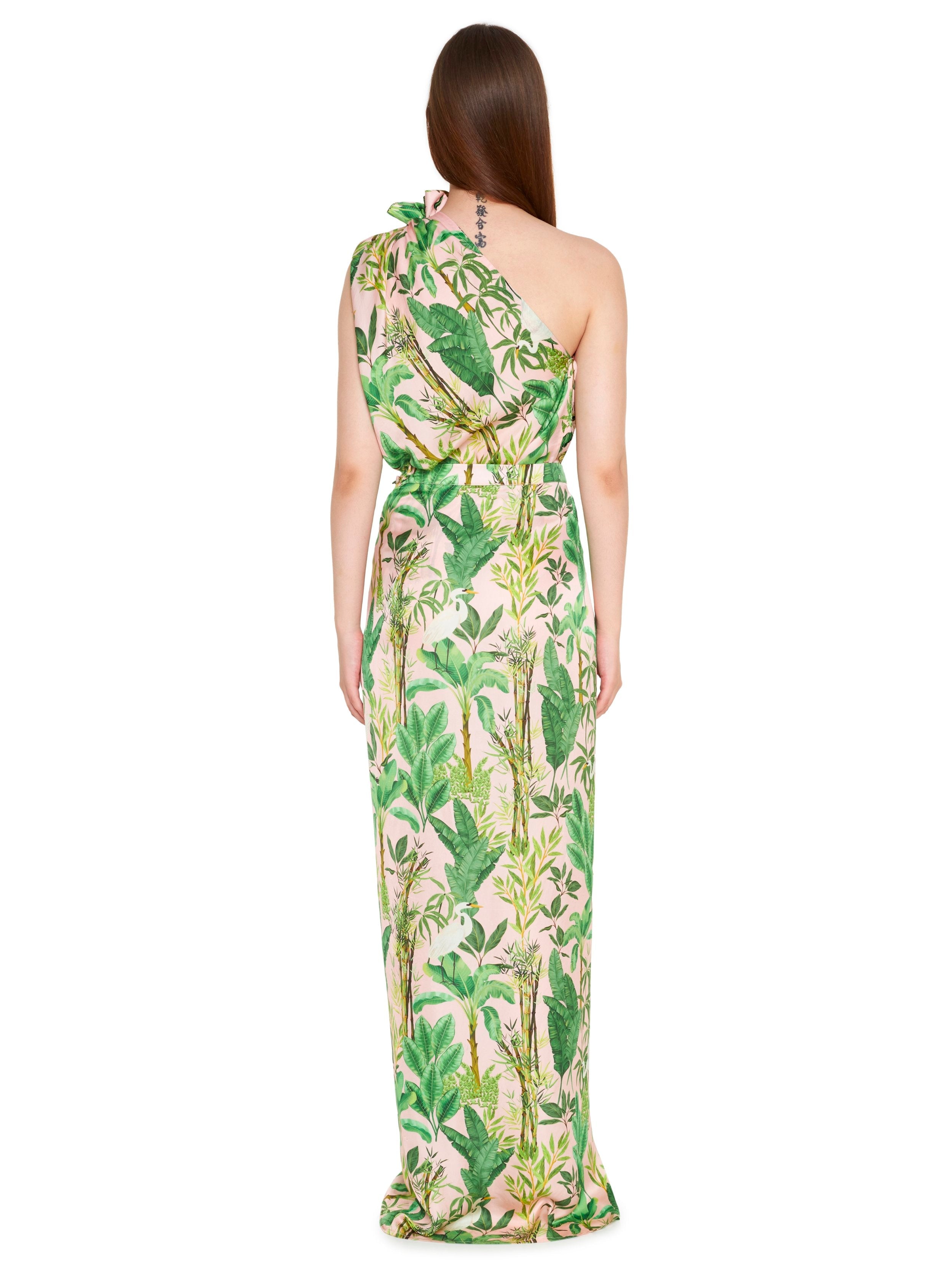 Hand Draped Rosette Blouse