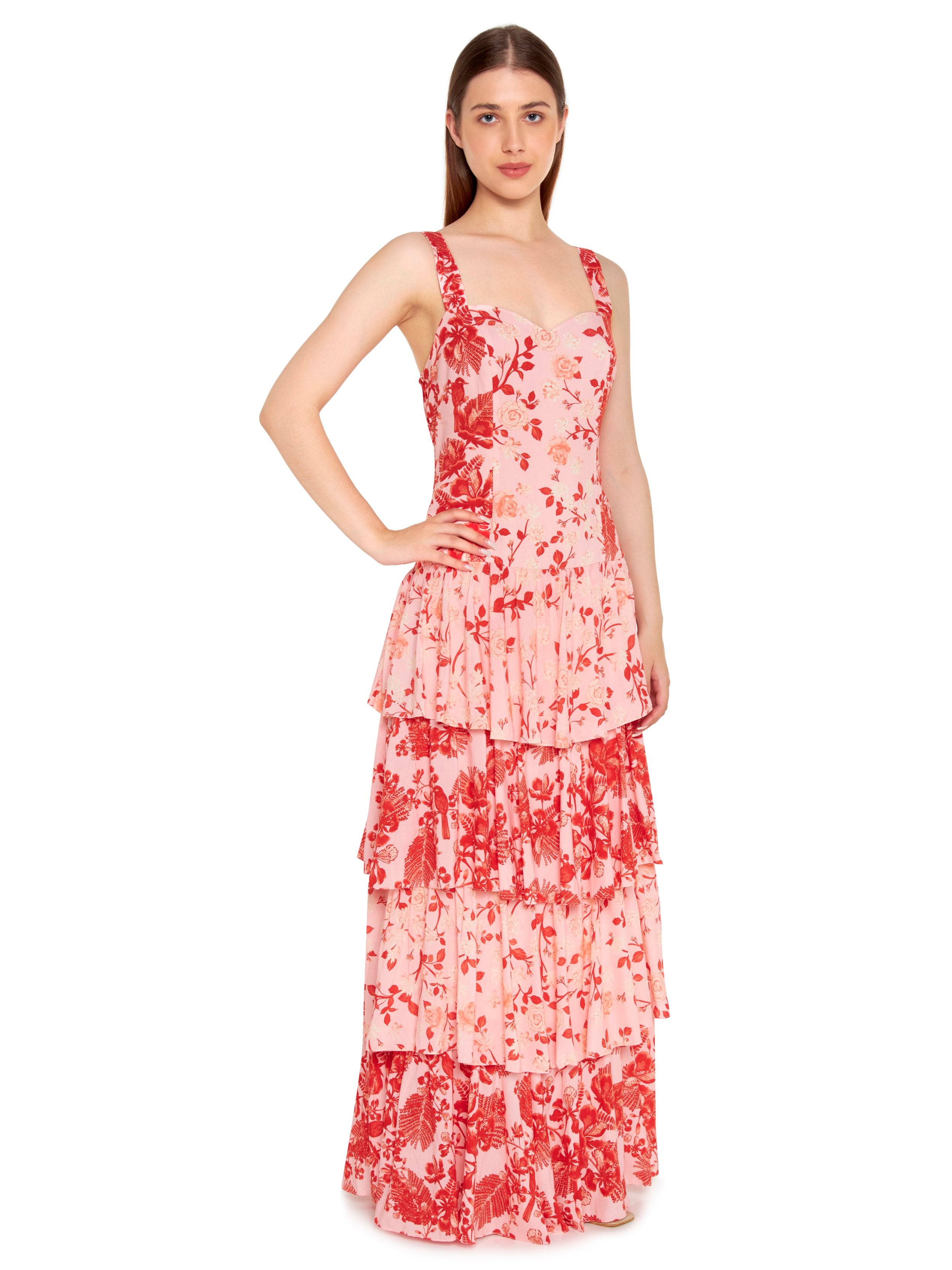 Garden Tiered Maxi Dress