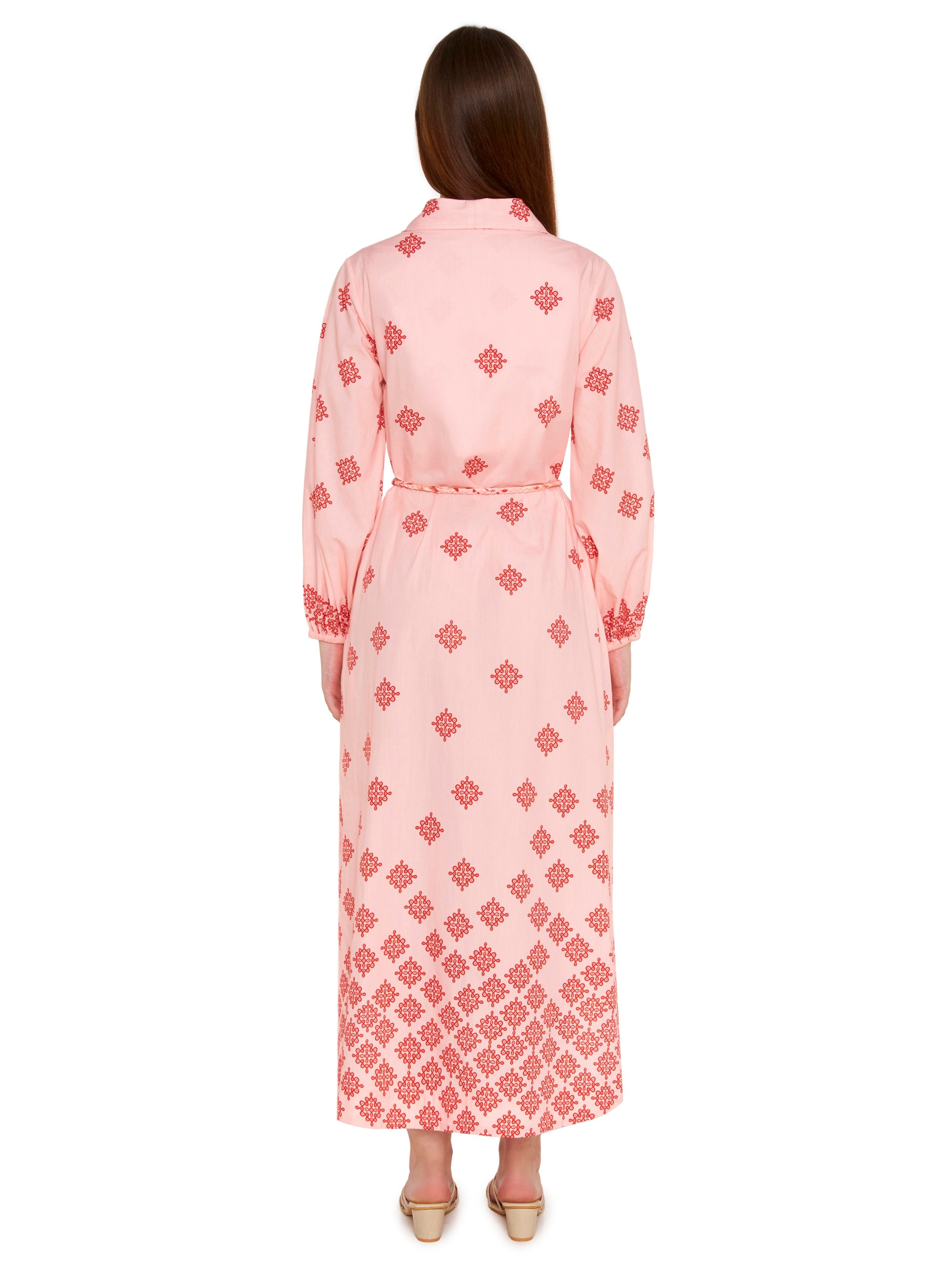 Blouson Sleeve Shirt Dress