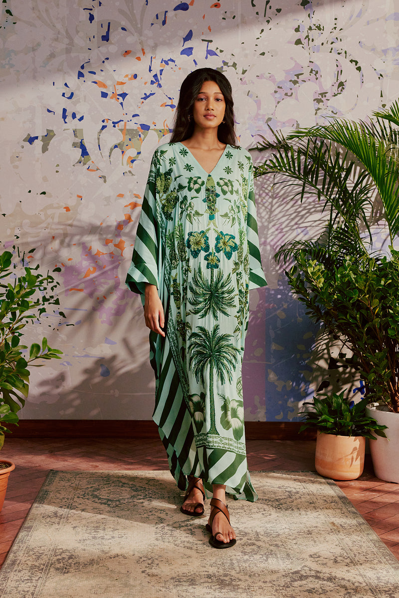 Pearl Palm Kaftan