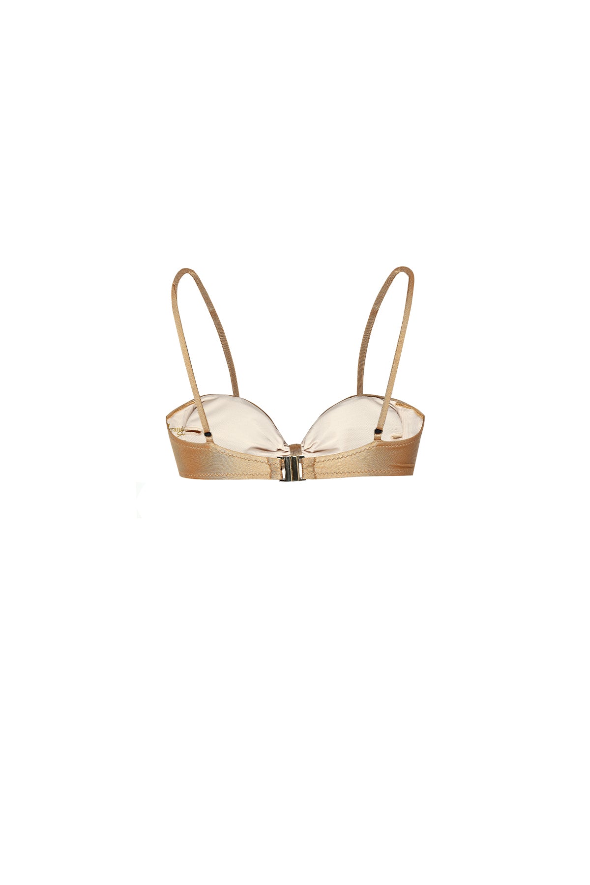 gold bikini top