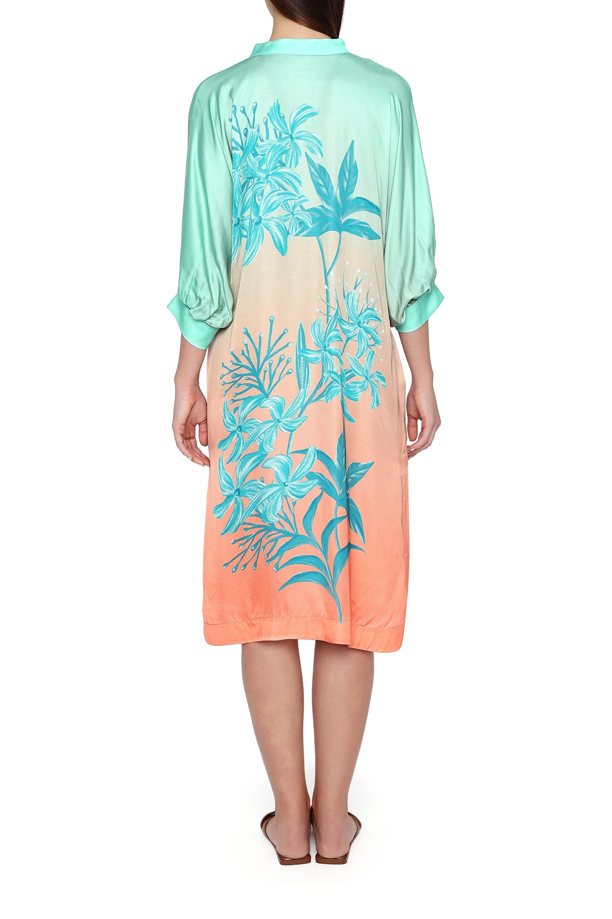 sunset floral dress