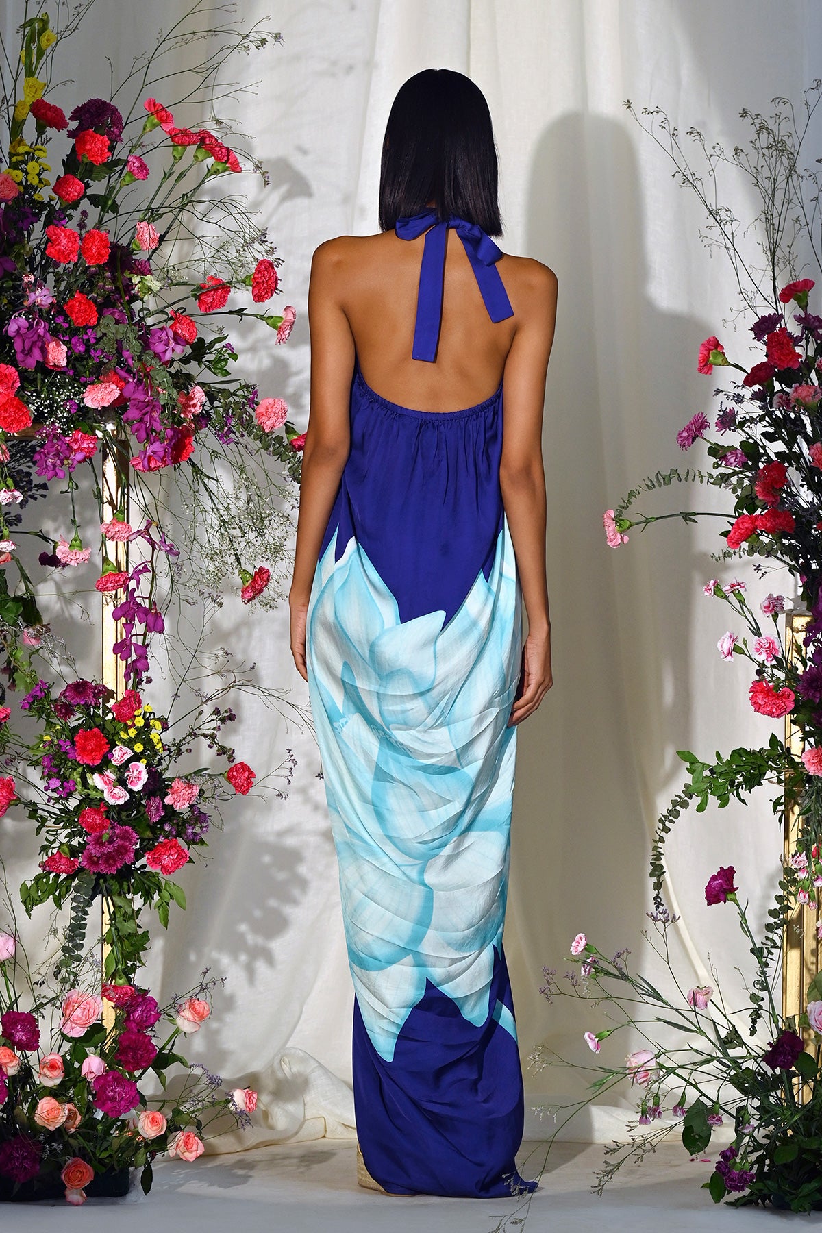 blue lotus gown