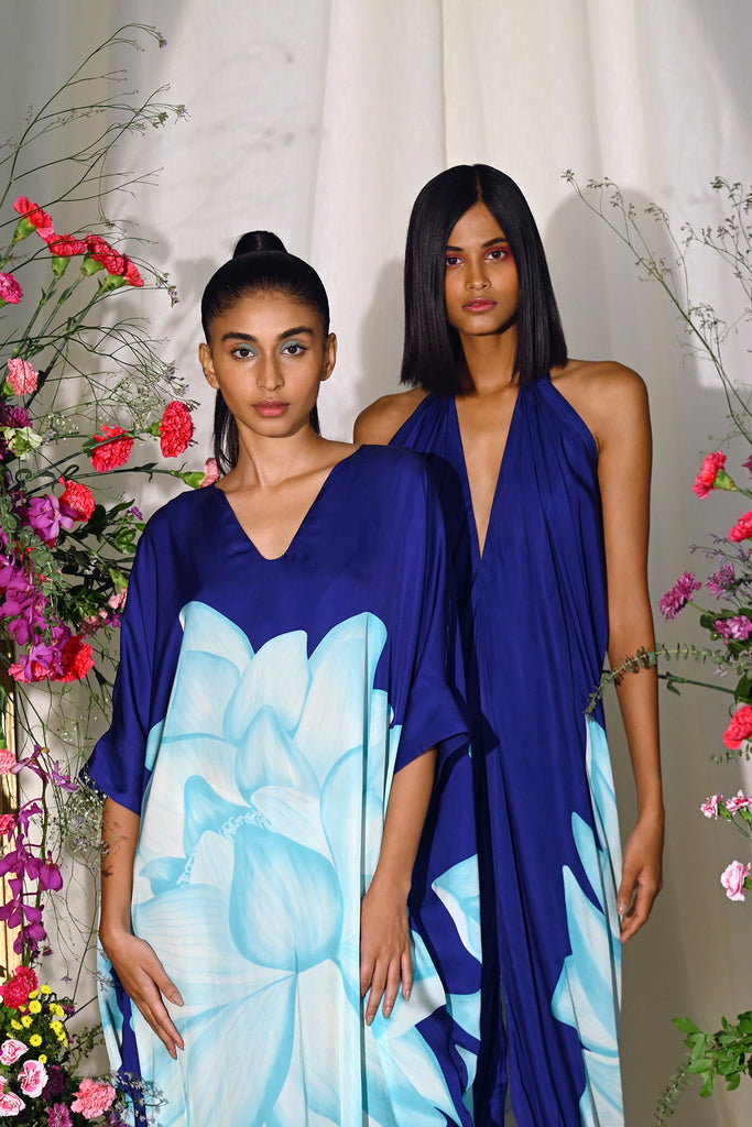 blue lotus gown