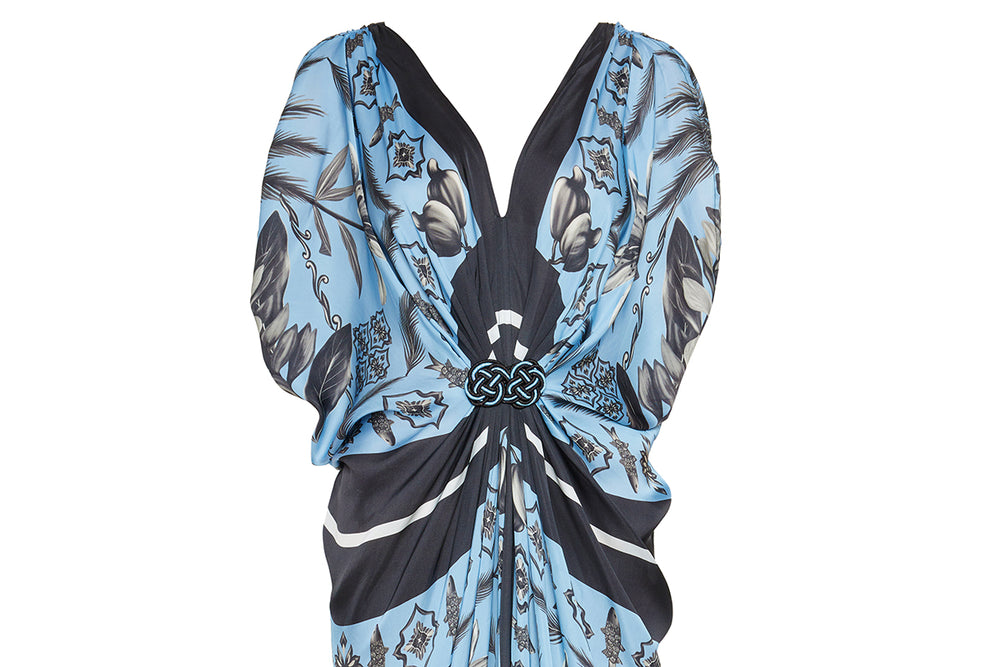 Women's Sunflower Power Kaftan - BlackBeads main image 1