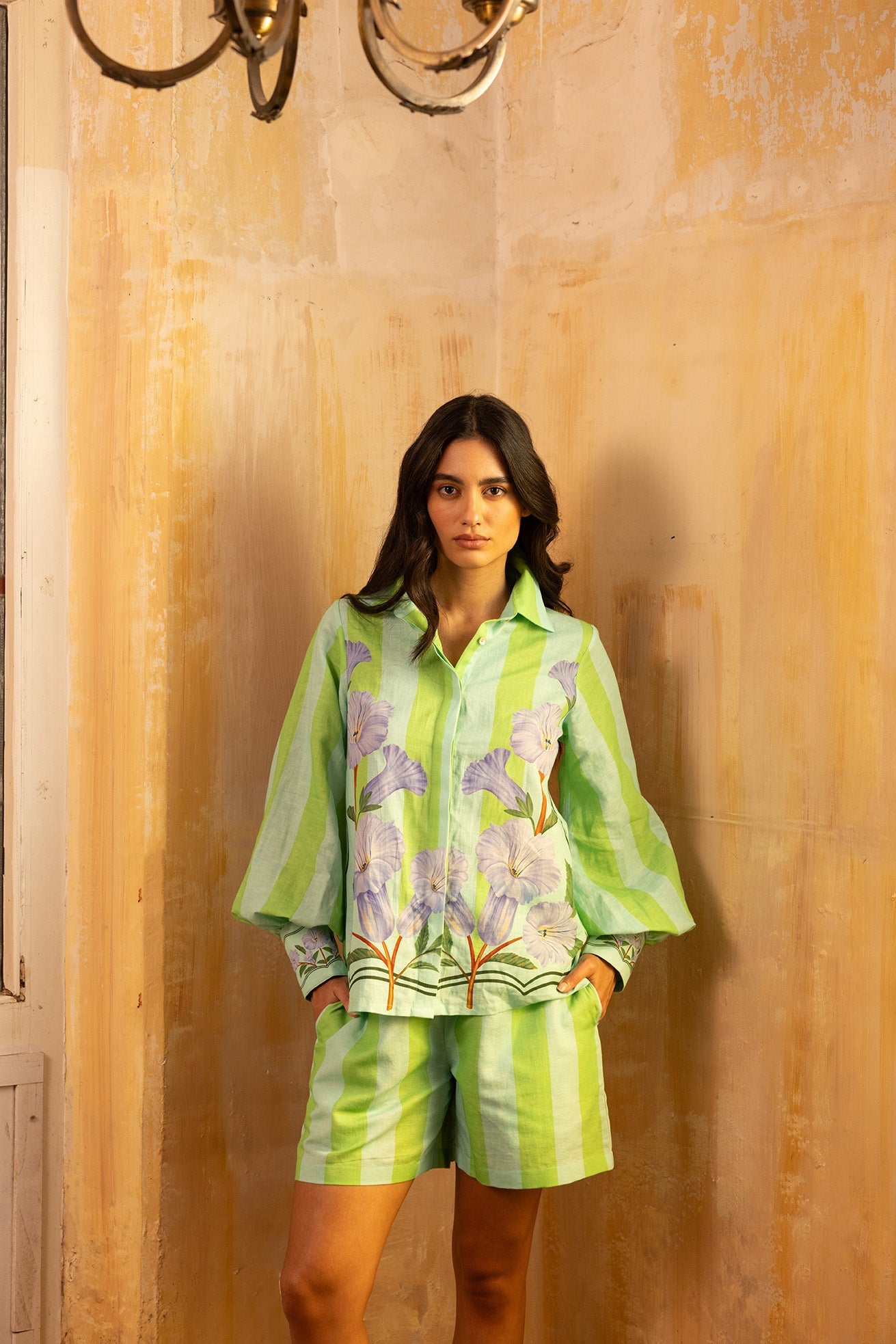 Neelgiri Wild Flower Tunic Blouse