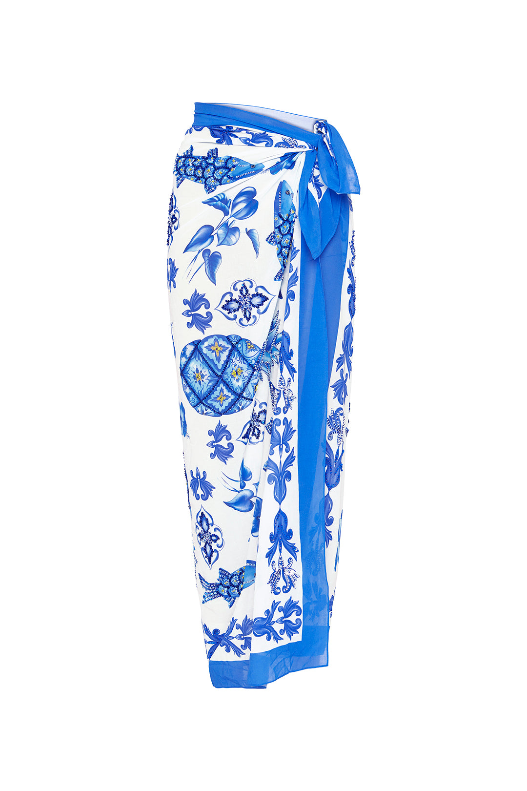 Hand Beaded Scarf Pareo