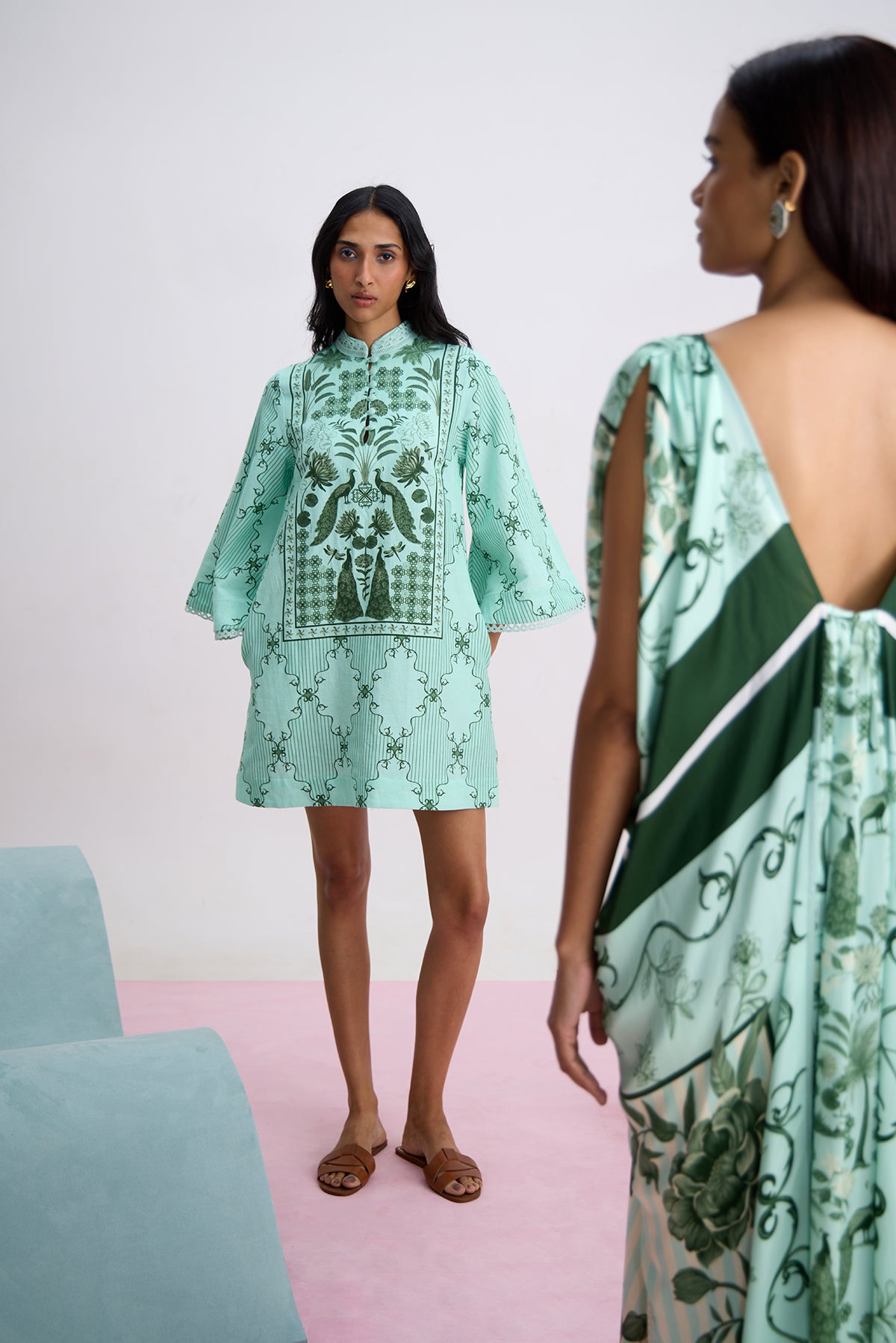Mini Kaftan Dress