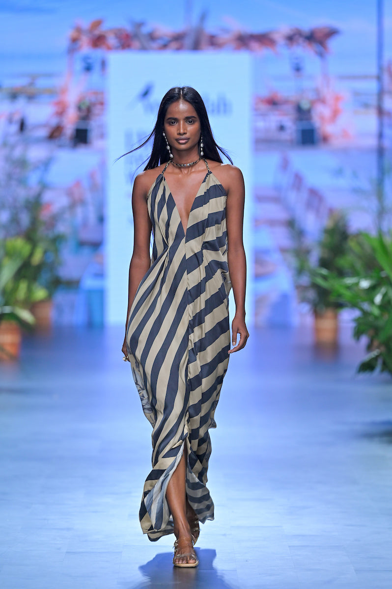 Hand Draped Resort Maxi