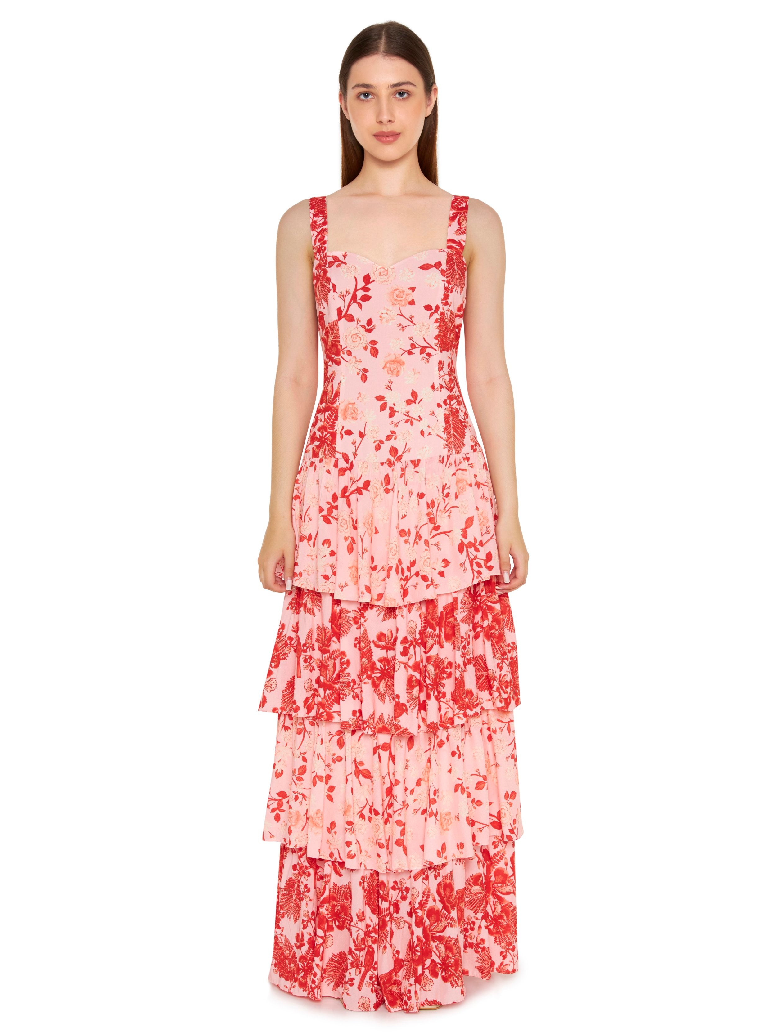 Garden Tiered Maxi Dress