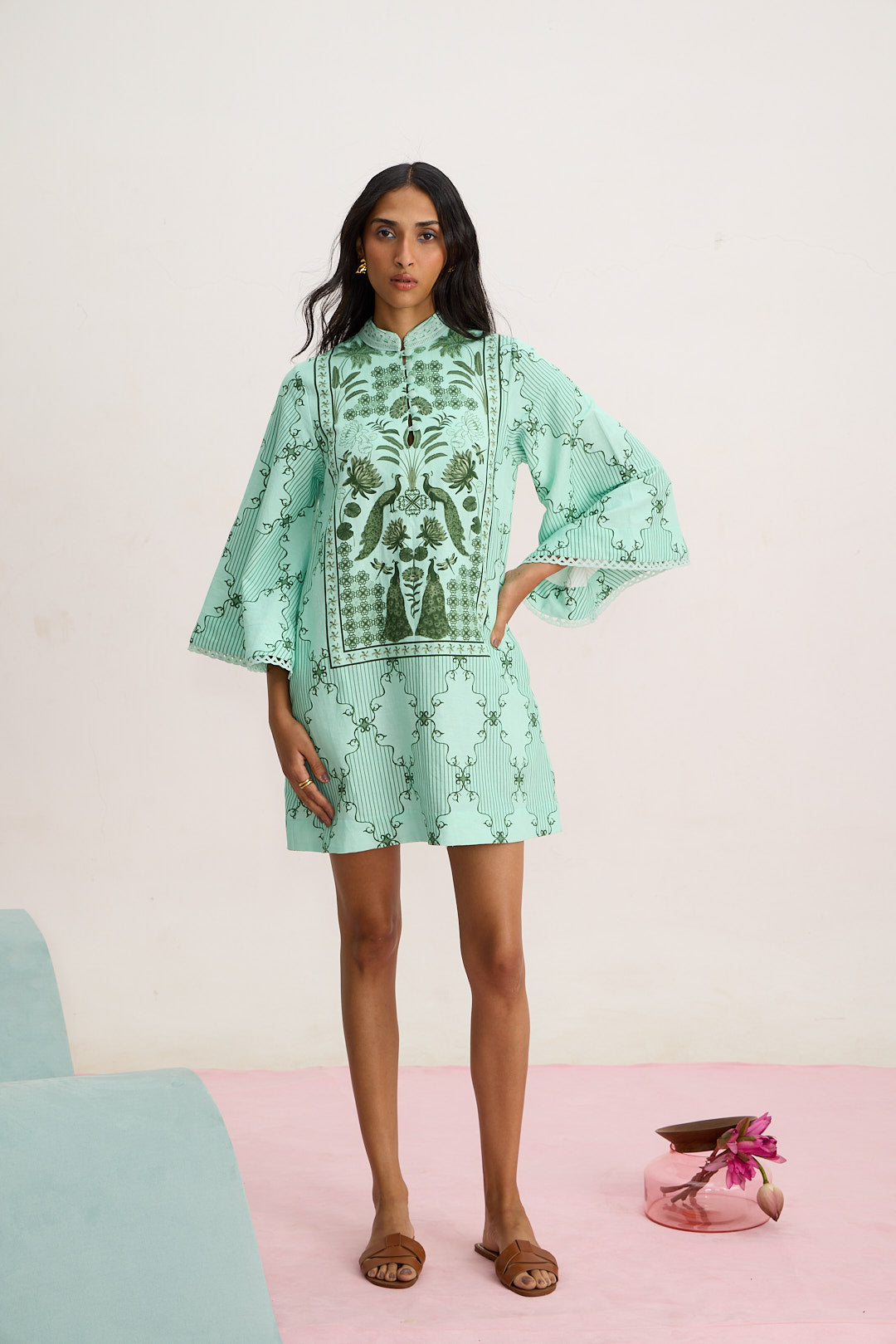 Mini Kaftan Dress