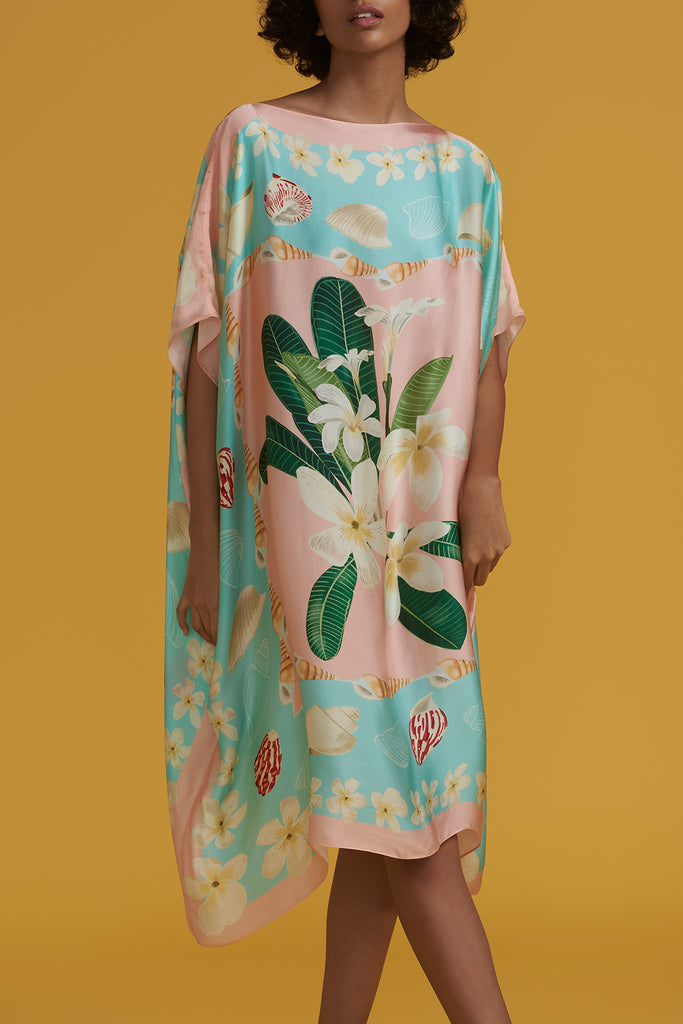 Blush Scarf Panel Dress