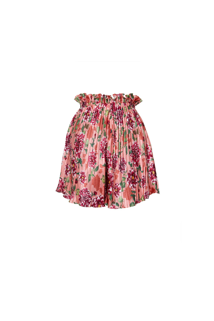 High Waisted Plisse Shorts