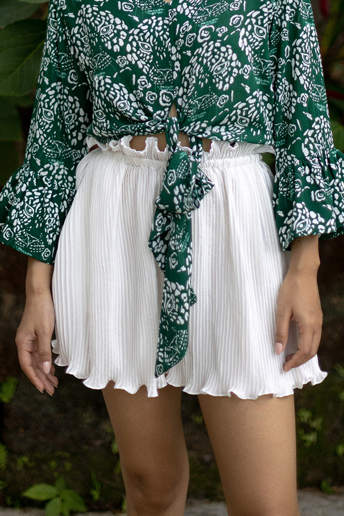 white shorts