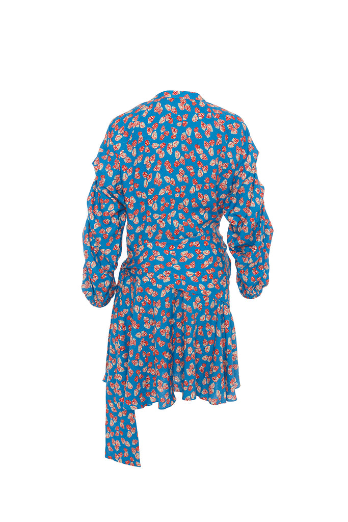 Peacock Seashells Mini Dress