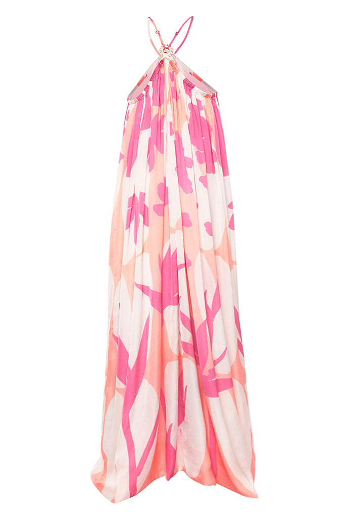 Pink Awas Mono maxi dress