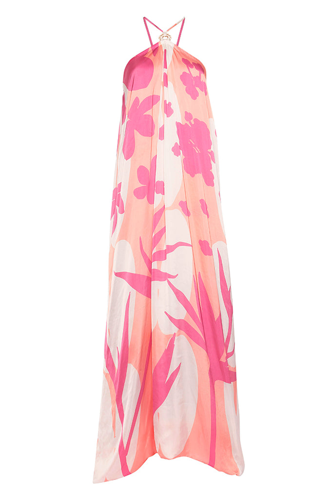 Pink Awas Mono maxi dress