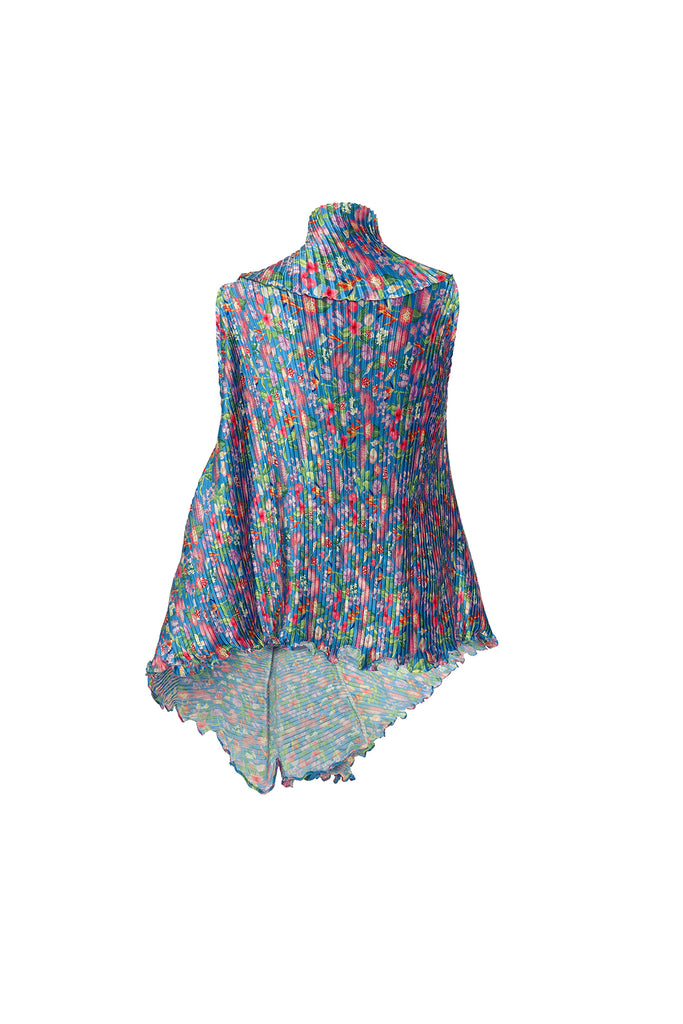 Peacock Sea Shell Floral Blouse