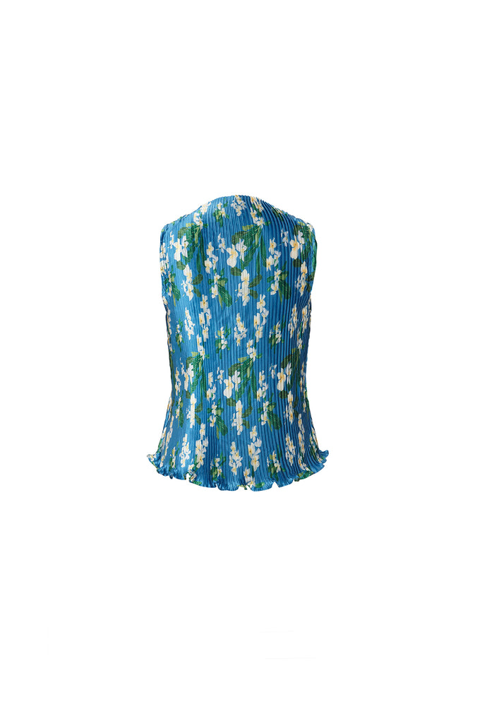 Peacock Frangipani Blouse