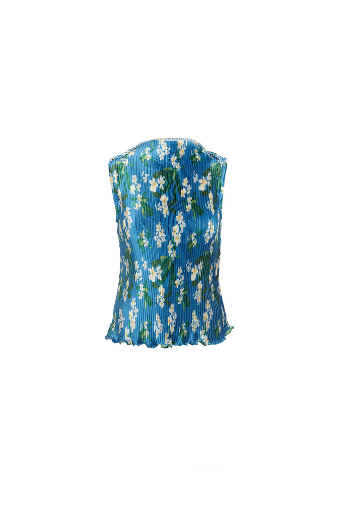 Peacock Frangipani Blouse