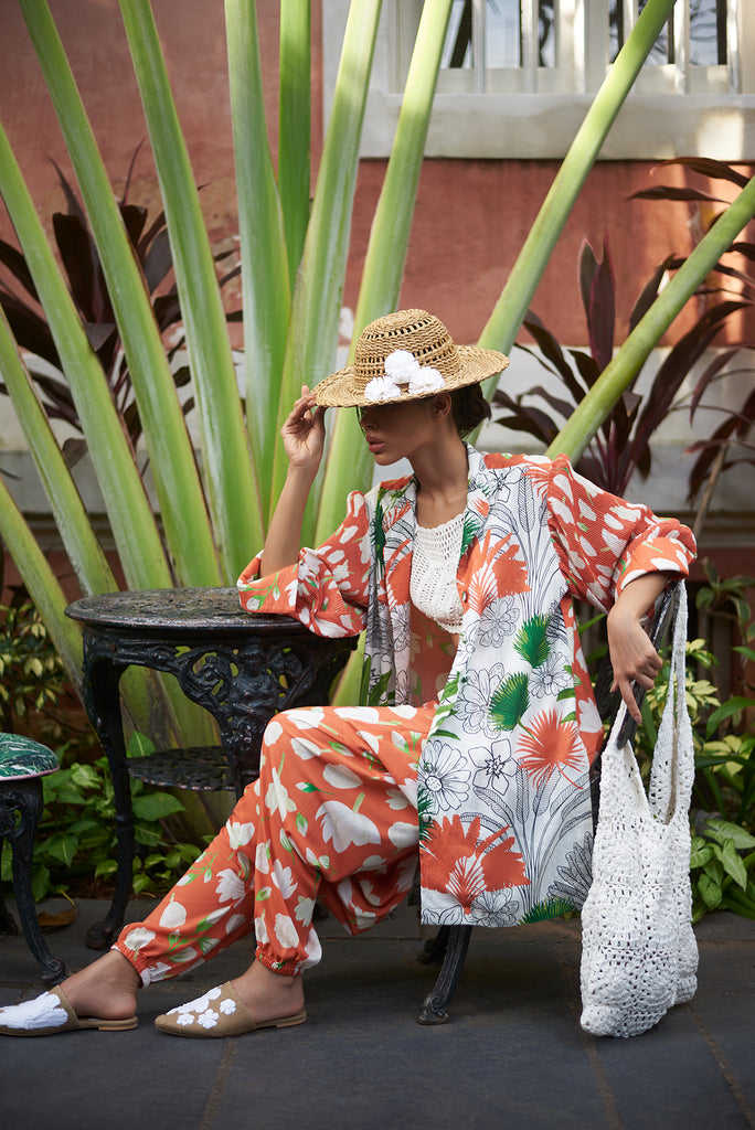 rust jasmine beach pants
