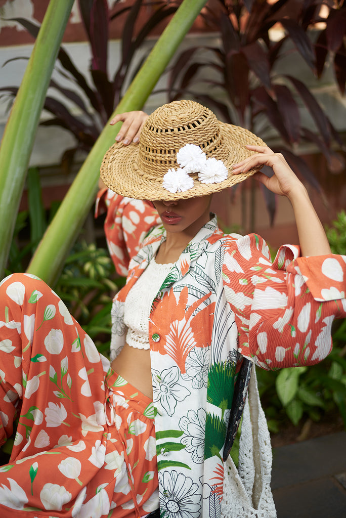 rust jasmine beach pants