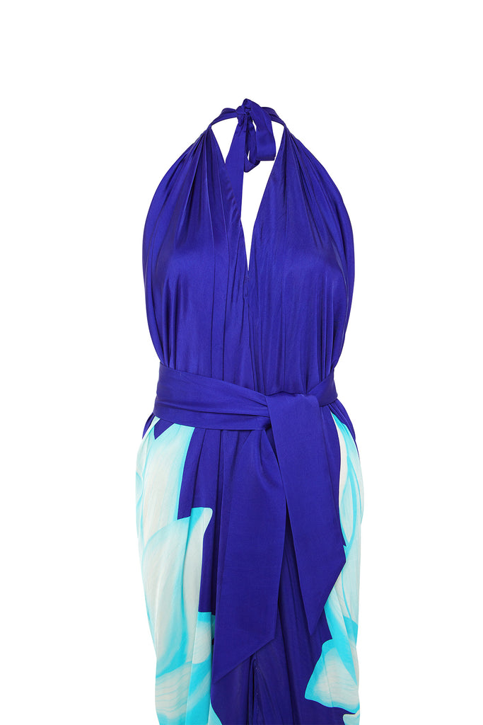 blue lotus gown