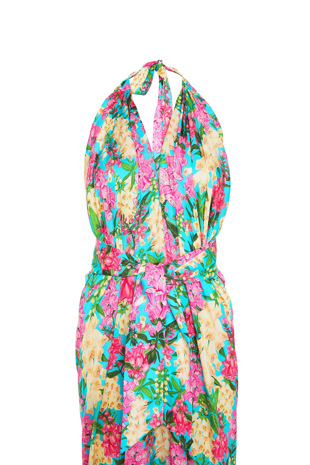multicolour gown