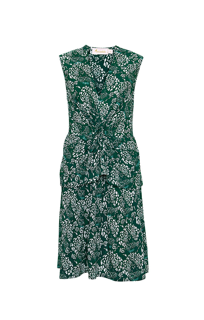 Twisted Peplum Mini Dress