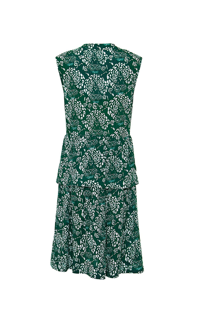 Twisted Peplum Mini Dress
