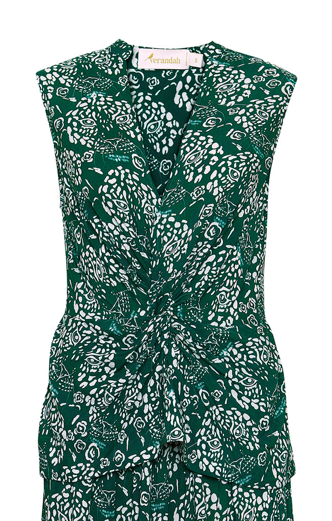 Twisted Peplum Mini Dress