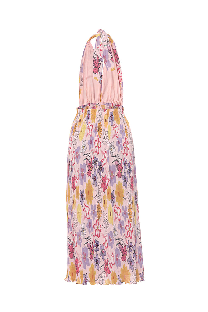 blush floral dress