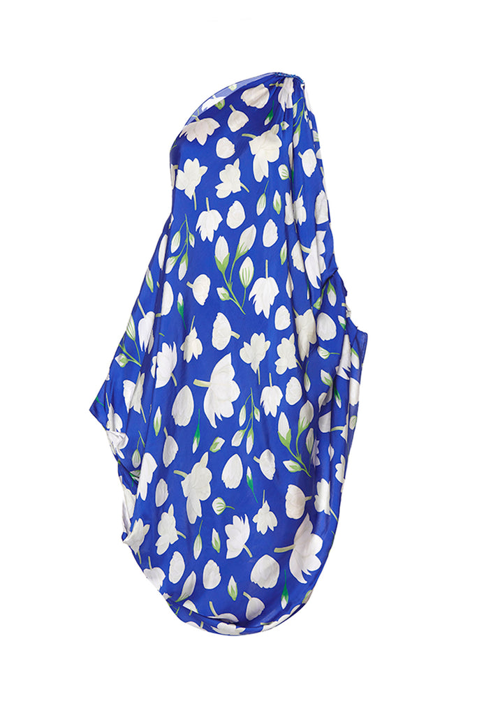 blue jasmine print dress