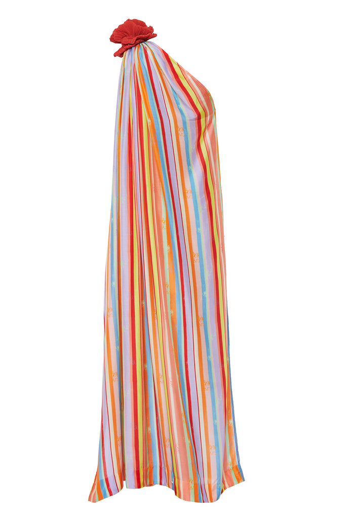 Blush & powder Blue Toga Gown